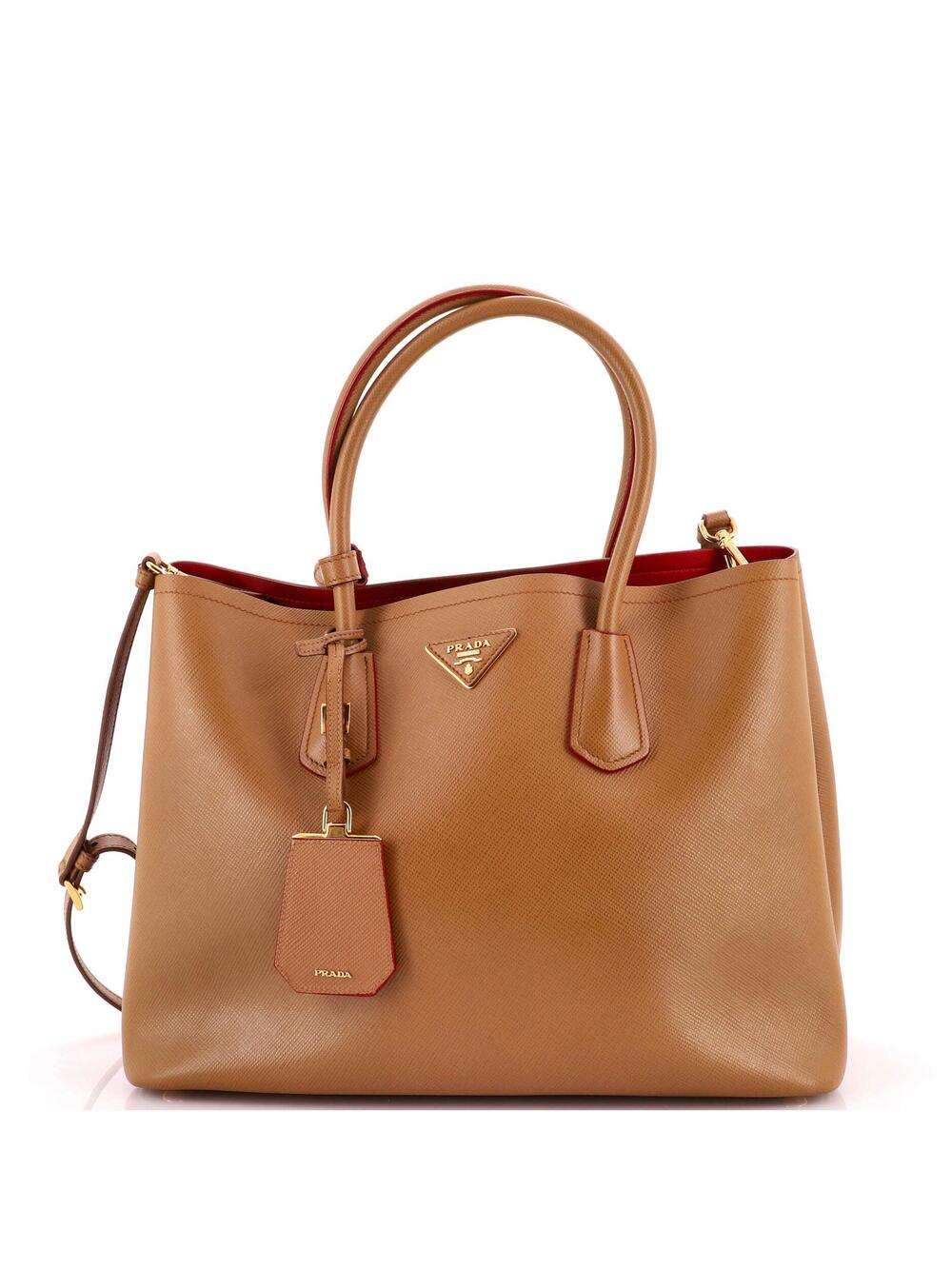 Prada Cuir Double Tote Saffiano Leather #335210P20B